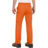 imageMAGCOMSEN Mens Hiking Pants 6 PocketsWater Resistant Ripstop Outdoor PantsLightweight Quick Dry Fishing Work PantsOrange