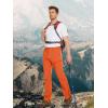 imageMAGCOMSEN Mens Hiking Pants 6 PocketsWater Resistant Ripstop Outdoor PantsLightweight Quick Dry Fishing Work PantsOrange