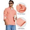 imageMAGCOMSEN Mens QuarterZip Pullover Polar Fleece Sweatshirt Stand Collar Long Sleeve Shirt for Men Thermal Winter FallApricot