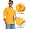 imageMAGCOMSEN Mens QuarterZip Pullover Polar Fleece Sweatshirt Stand Collar Long Sleeve Shirt for Men Thermal Winter FallGinger