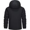 imageMAGCOMSEN Mens Winter Coats Ski Snow Rain Jackets Water Resistant with Hood Warm Fleece Parka Hiking Fishing WorkBlack