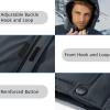 imageMAGCOMSEN Mens Winter Coats Ski Snow Rain Jackets Water Resistant with Hood Warm Fleece Parka Hiking Fishing WorkDark Grey