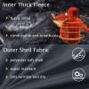 imageMAGCOMSEN Mens Winter Coats Ski Snow Rain Jackets Water Resistant with Hood Warm Fleece Parka Hiking Fishing WorkDark Grey