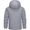 imageMAGCOMSEN Mens Winter Coats Ski Snow Rain Jackets Water Resistant with Hood Warm Fleece Parka Hiking Fishing WorkLight Grey
