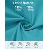 imageMAGCOMSEN Mens Workout Gym Shorts Quick Dry 34 Capri Pants Zipper Pockets Hiking Athletic Running ShortsLake Blue