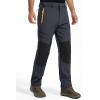 imageMAGCOMSEN Winter Pants for Men Snow Ski Pants Fleece Lined Water Resistant Softshell Hiking Pants 4 PocketsDark Grey