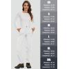 imageMAGCOMSEN Womens Fleece Lined Waterproof Insulated Softshell Pants Outdoor Snow Ski Pants Winter Warm Hiking PantsBeige
