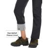 imageMAGCOMSEN Womens Fleece Lined Waterproof Insulated Softshell Pants Outdoor Snow Ski Pants Winter Warm Hiking PantsBlack