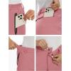 imageMAGCOMSEN Womens Fleece Lined Waterproof Insulated Softshell Pants Outdoor Snow Ski Pants Winter Warm Hiking PantsGrey Pink