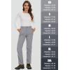imageMAGCOMSEN Womens Fleece Lined Waterproof Insulated Softshell Pants Outdoor Snow Ski Pants Winter Warm Hiking PantsLight Grey