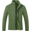 imageMAGCOMSEN Fleece Jacket Women Zip UP Lightweight Soft Polar Warm Winter Jackets for Women with Pockets Outdoor HikingArmy Green