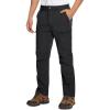 imageMAGCOMSEN Mens Hiking Pants 6 PocketsWater Resistant Ripstop Outdoor PantsLightweight Quick Dry Fishing Work PantsBlack