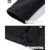 imageMAGCOMSEN Mens Fleece Lined Softshell Jacket Waterproof Windbreaker Rain Jacket for Tactical HikingBlack
