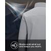 imageMAGCOMSEN Mens Fleece Lined Softshell Jacket Waterproof Windbreaker Rain Jacket for Tactical HikingLight Grey
