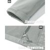 imageMAGCOMSEN Mens Fleece Lined Softshell Jacket Waterproof Windbreaker Rain Jacket for Tactical HikingLight Grey