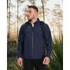 imageMAGCOMSEN Mens Fleece Lined Softshell Jacket Waterproof Windbreaker Rain Jacket for Tactical HikingNavy