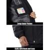 imageMAGCOMSEN Mens Winter Coats Water Resistant Ski Snow Jacket Warm Fleece Parka Raincoats With MultiPocketsBlack