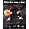 imageMAGCOMSEN Mens Winter Coats Water Resistant Ski Snow Jacket Warm Fleece Parka Raincoats With MultiPocketsBlack
