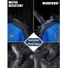 imageMAGCOMSEN Mens Winter Coats Water Resistant Ski Snow Jacket Warm Fleece Parka Raincoats With MultiPocketsBlue