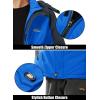 imageMAGCOMSEN Mens Winter Coats Water Resistant Ski Snow Jacket Warm Fleece Parka Raincoats With MultiPocketsBlue