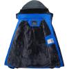 imageMAGCOMSEN Mens Winter Coats Water Resistant Ski Snow Jacket Warm Fleece Parka Raincoats With MultiPocketsBlue
