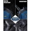 imageMAGCOMSEN Mens Winter Coats Water Resistant Ski Snow Jacket Warm Fleece Parka Raincoats With MultiPocketsDenim Blue