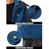 imageMAGCOMSEN Mens Winter Coats Water Resistant Ski Snow Jacket Warm Fleece Parka Raincoats With MultiPocketsDenim Blue