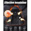 imageMAGCOMSEN Mens Winter Coats Water Resistant Ski Snow Jacket Warm Fleece Parka Raincoats With MultiPocketsGrey