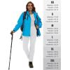 imageMAGCOMSEN Womens Fleece Lined Winter Hiking Waterproof Insulated Outdoor Snow Ski Softshell Pants for Cold WeatherWhite