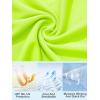 imageMAGCOMSEN Womens Long Sleeve Shirts UPF 50 Sun Protection Shirts for Hiking Fishing Workout Rash GuardFluorescent Green
