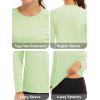 imageMAGCOMSEN Womens Long Sleeve Shirts UPF 50 Sun Protection Shirts for Hiking Fishing Workout Rash GuardLight Green