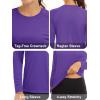 imageMAGCOMSEN Womens Long Sleeve Shirts UPF 50 Sun Protection Shirts for Hiking Fishing Workout Rash GuardPurple