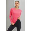 imageMAGCOMSEN Womens Long Sleeve Shirts UPF 50 Sun Protection Shirts for Hiking Fishing Workout Rash GuardRose
