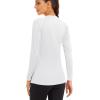 imageMAGCOMSEN Womens Long Sleeve Shirts UPF 50 Sun Protection Shirts for Hiking Fishing Workout Rash GuardWhite