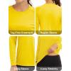 imageMAGCOMSEN Womens Long Sleeve Shirts UPF 50 Sun Protection Shirts for Hiking Fishing Workout Rash GuardYellow