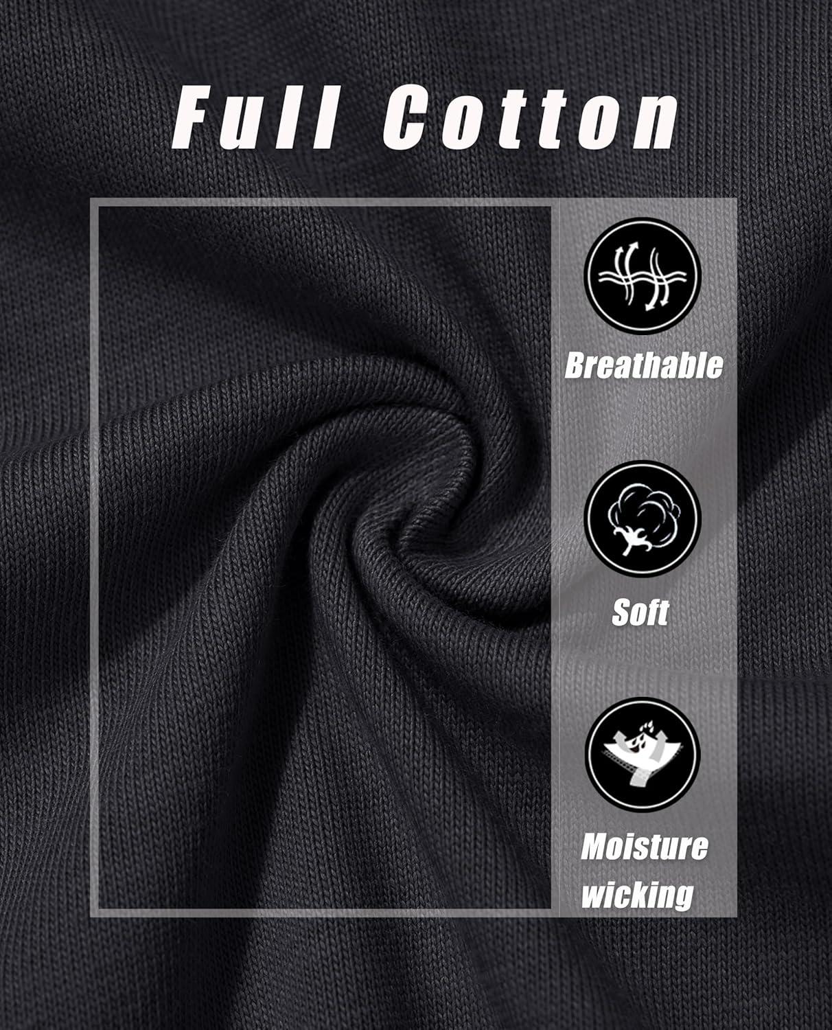 imageMAGCOMSEN Womens LongSleeve CrewNeck Cotton TShirt ClassicFit Shirt Soft Breathable Casual Tee Basic TopsBlack