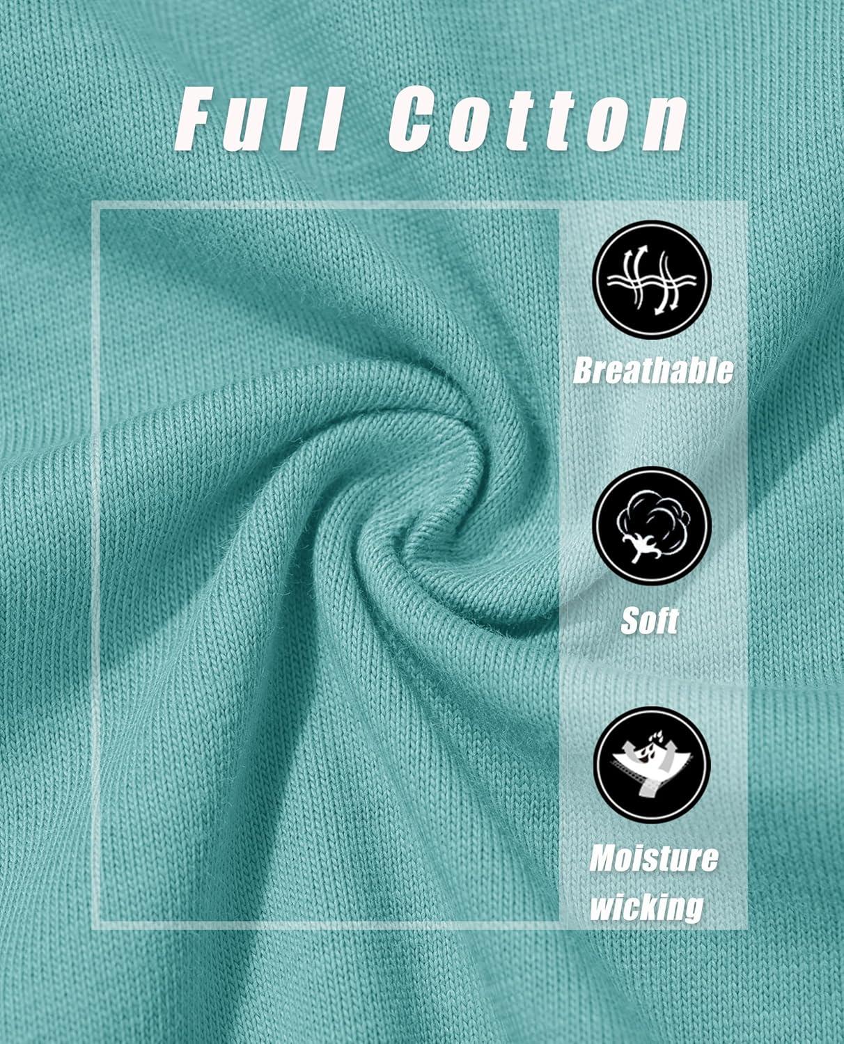 imageMAGCOMSEN Womens LongSleeve CrewNeck Cotton TShirt ClassicFit Shirt Soft Breathable Casual Tee Basic TopsGray Green