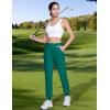 imageMAGCOMSEN Joggers for Women High Waisted Golf Pants with Zipper Pockets Quick Dry Lightweight Hiking Travel Workout PantsEgreen