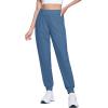 imageMAGCOMSEN Joggers for Women High Waisted Golf Pants with Zipper Pockets Quick Dry Lightweight Hiking Travel Workout PantsHaze Blue