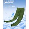 imageMAGCOMSEN Joggers for Women High Waisted Golf Pants with Zipper Pockets Quick Dry Lightweight Hiking Travel Workout PantsMilitary Green