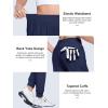 imageMAGCOMSEN Joggers for Women High Waisted Golf Pants with Zipper Pockets Quick Dry Lightweight Hiking Travel Workout PantsNavy