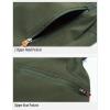 imageMAGCOMSEN Mens Hiking Pants QuickDry Water Resistant Reinforced Knee 4 Zip Pockets Outdoor Work PantsGreen