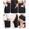 imageMAGCOMSEN Womens Capri Pants UPF 50 Lightweight Hiking Cargo Capri Joggers Quick Dry Golf Summer Pants with 5 PocketsBlack