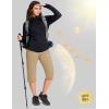 imageMAGCOMSEN Womens Capri Pants UPF 50 Lightweight Hiking Cargo Capri Joggers Quick Dry Golf Summer Pants with 5 PocketsKhaki