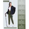 imageMAGCOMSEN Womens Hiking Pants Lightweight Quick Dry Water Resistant Joggers with Pockets Athletic Travel OutdoorArmy Green