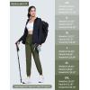 imageMAGCOMSEN Womens Hiking Pants Lightweight Quick Dry Water Resistant Joggers with Pockets Athletic Travel OutdoorArmy Green