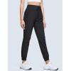 imageMAGCOMSEN Womens Hiking Pants Lightweight Quick Dry Water Resistant Joggers with Pockets Athletic Travel OutdoorBlack