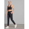 imageMAGCOMSEN Womens Hiking Pants Lightweight Quick Dry Water Resistant Joggers with Pockets Athletic Travel OutdoorBlack