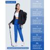 imageMAGCOMSEN Womens Hiking Pants Lightweight Quick Dry Water Resistant Joggers with Pockets Athletic Travel OutdoorBlue