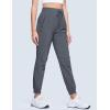 imageMAGCOMSEN Womens Hiking Pants Lightweight Quick Dry Water Resistant Joggers with Pockets Athletic Travel OutdoorDark Grey